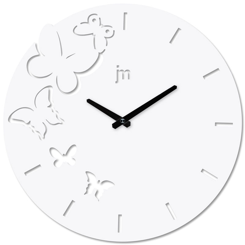 Justaminute väggklocka metall 14982B