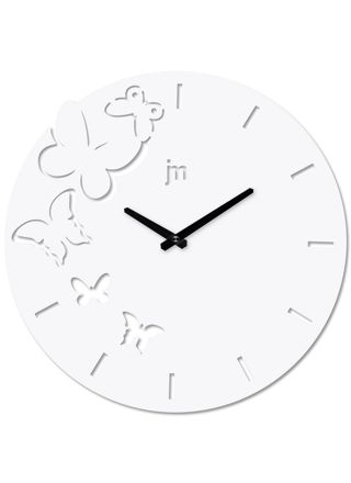 Justaminute väggklocka metall 14982B