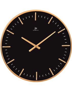Justaminute väggklocka metall 21542