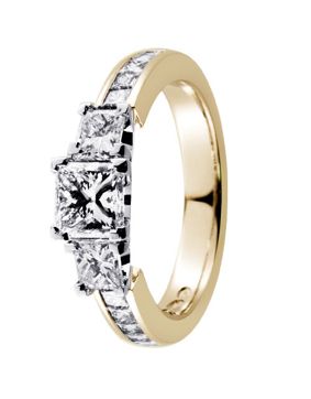 Festive Marilyn 470-210-KV diamantring med sidostenar