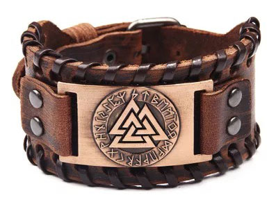 Varia Design Valknut armband brons