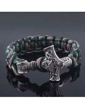 Varia Design Viking Tor armband mönstrad/silver
