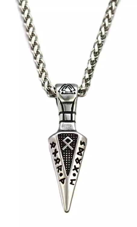 Varia Design Arrow Valknut halsband