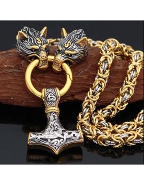 Varia Design Golden Valhalla halsband silver-guld