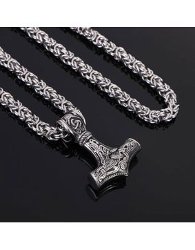 Varia Design Kungslänk Giant Tor halsband silver