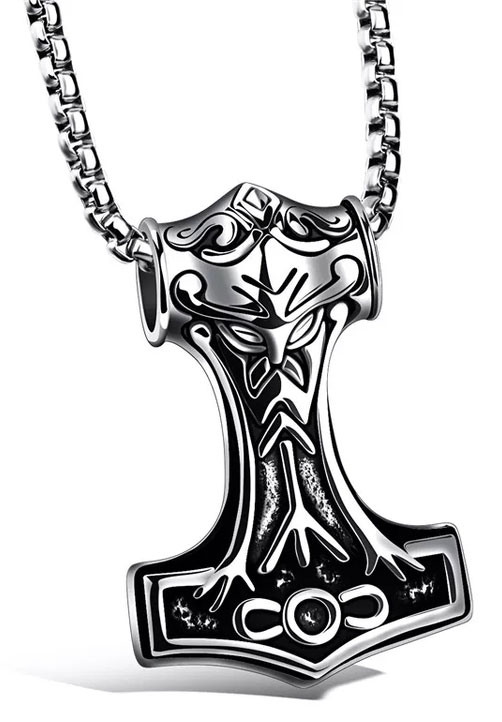 Varia Design Mjölner halsband silver