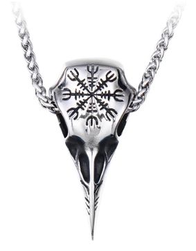 Varia Design Munin Aegishjalmur halsband silver