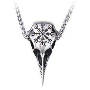 Varia Design Munin Aegishjalmur halsband silver  main product photo