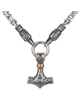 Varia Design Munin halsband silver-guld