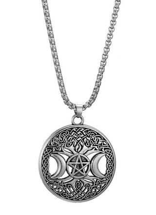 Varia Design Triple Moon halsband silver