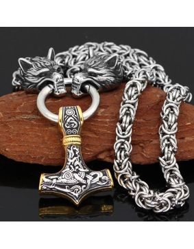 Varia Design Valhalla halsband silver-guld