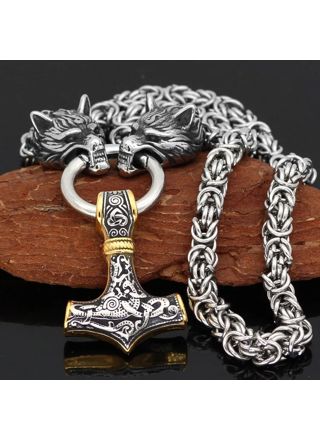 Varia Design Valhalla halsband silver-guld