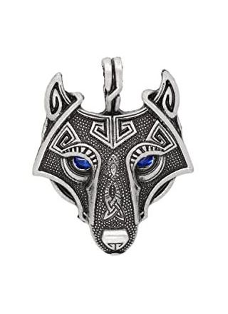 Varia Design Wolf Freke halsband blå