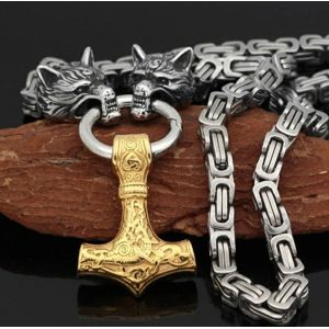 Varia Design Wolves halsband guld main product photo