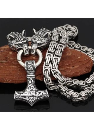 Varia Design Wolves halsband silver