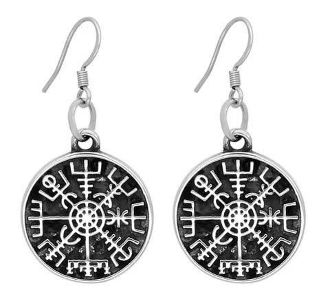Varia Design Vegvisir örhängen
