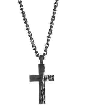 Lempikoru Force patinerat silverkors stort 49 504 00 500