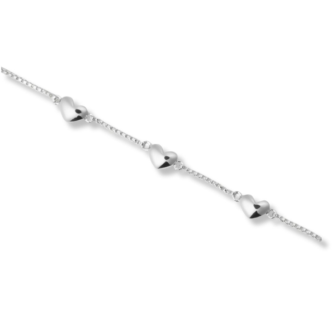 Sparv Little Hearts silverfärgat armband 2280201