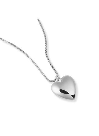 Sparv Mellow Heart silverfärgat halsband 3200201