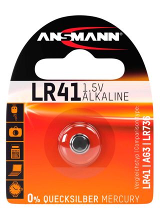Ansmann alkaliskt knappbatteri LR41 1.5V  