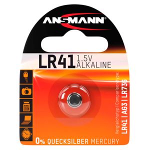 Ansmann alkaliskt knappbatteri LR41 1.5V   main product photo