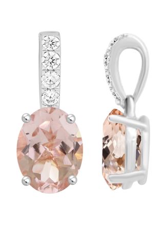 Lykka Elegance pink morganit-diamantberlock