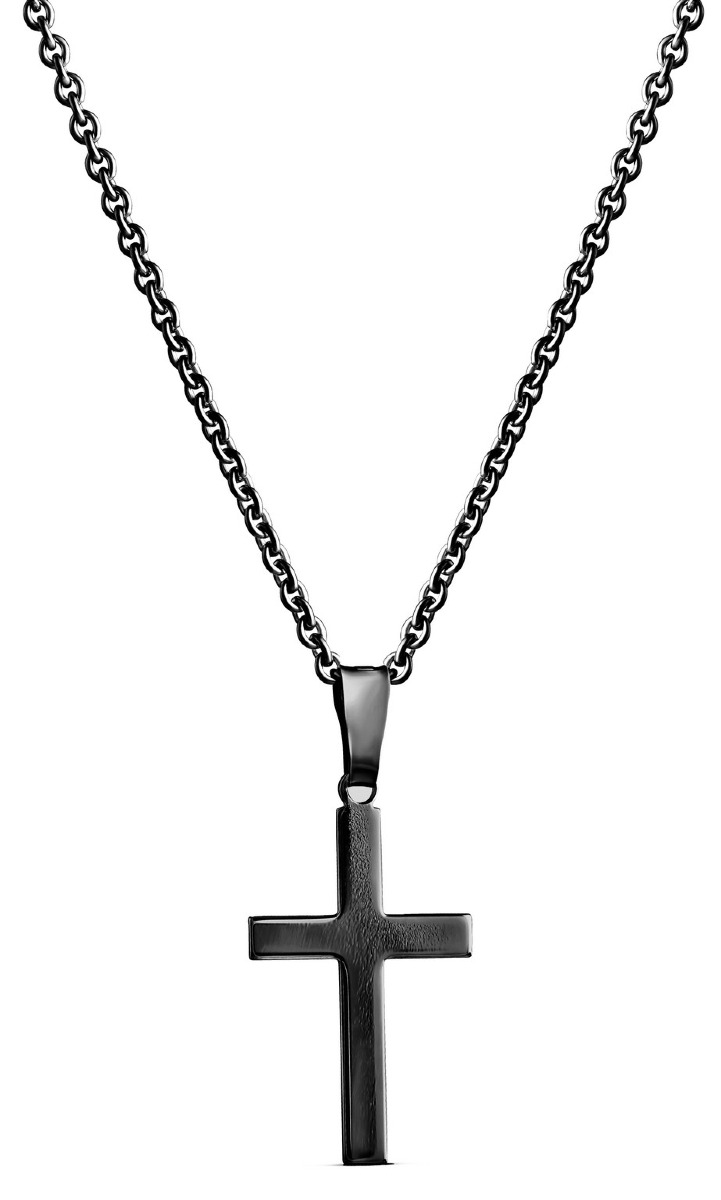 Top Gold silverkors berlock svart 20 mm 42 5191 3500 