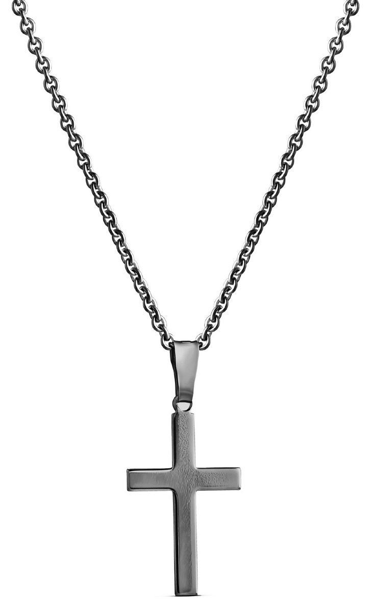 Top Gold silverkors berlock grå 20 mm 42 5191 2500 