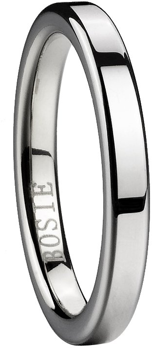 Bosie ring TI&TU316J/3, titan / tungsten 3mm