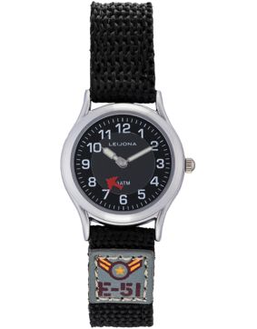 Leijona Kids Black 5223-231 barn klocka