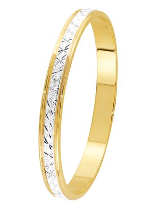 Lykka Exclusive tvåfärgad diamantslipad förlovningsring i guld 2,6 mm