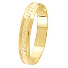 Lykka Exclusive diamantslipad förlovningsring i gulguld 4 mm-165