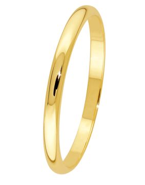 Lykken Exclusive slät förlovningsring i guld 2 mm