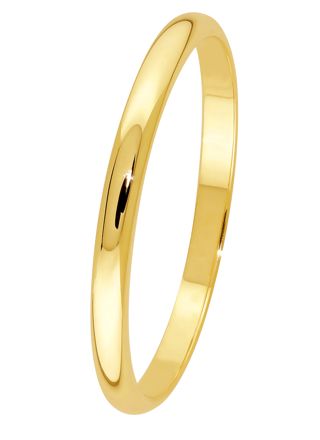 Lykka Exclusive slät förlovningsring i guld 2 mm