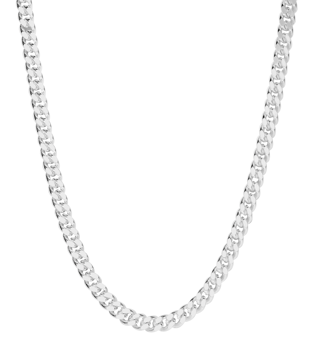 Lykka Basics pansarkedja silver 3,55 mm