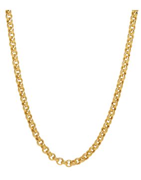 Lykken Basics kedja gulguld 2,1 mm