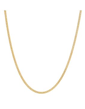 Lykken Basics pansarkedja gulguld 1,4 mm