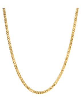 Lykken Basics pansarkedja gulguld 2,1 mm