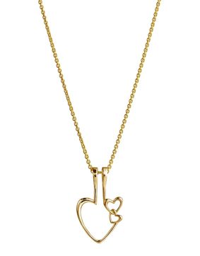 Lempikoru Lucky ringhållare guldpläterat silverhalsband 52 053 00 500