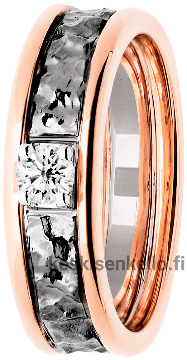 Festive Peruskallio 540-015-PM solitaire diamantring