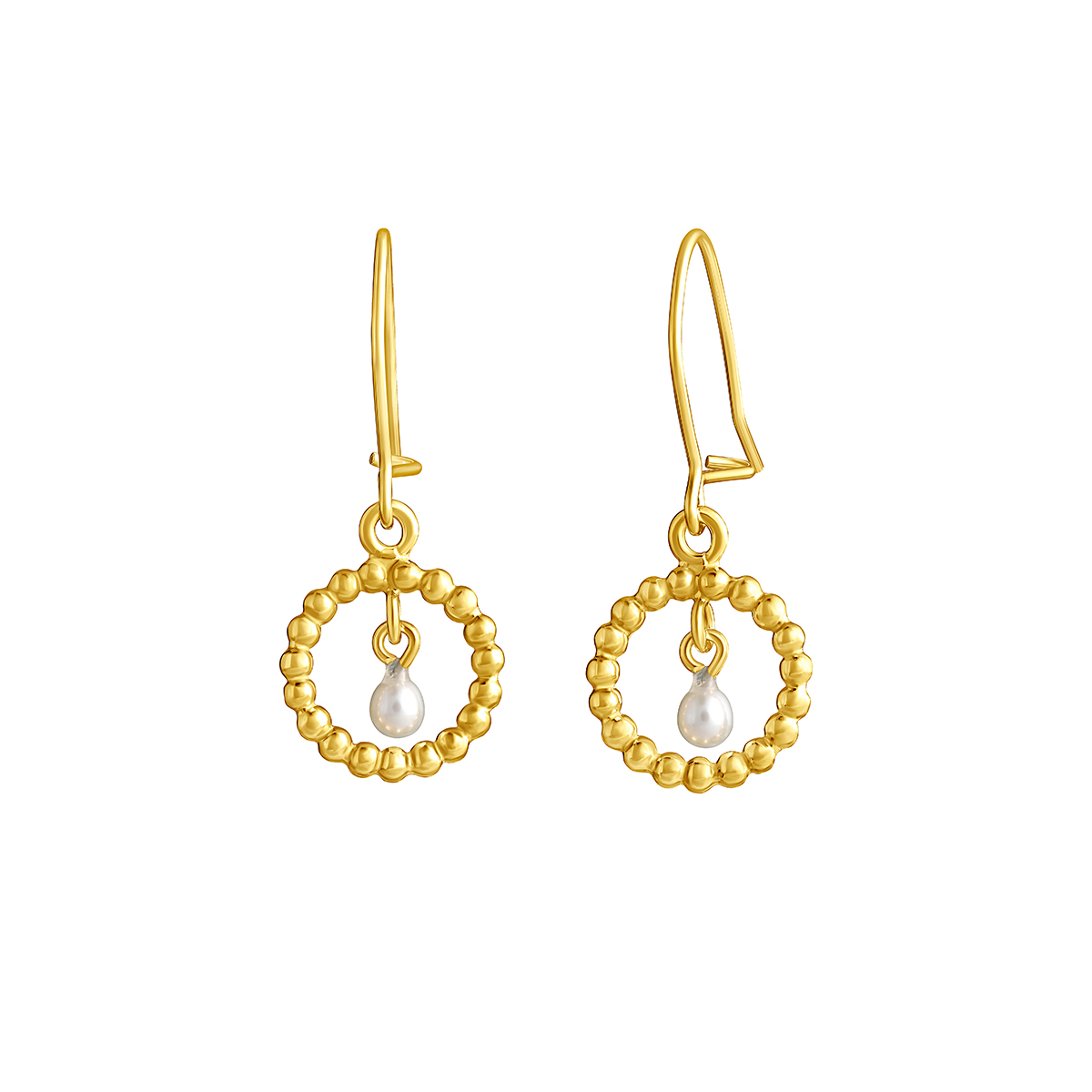 Lempikoru Pearl - Eternity guldpläterade silverörhängen 54 083 30 000