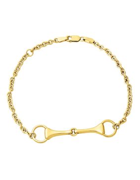 Lempikoru Ratsu hästbettarmband guldpläterad silver 55 110 00 190