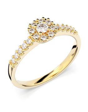 Festive Jasmin halo-diamantring 561-025-KK