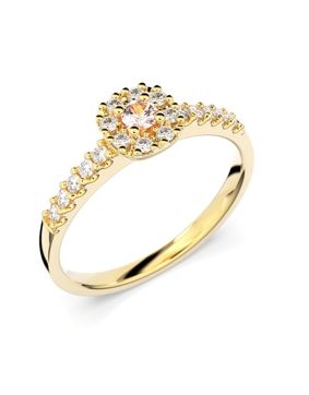 Festive Jasmin morganit halo-diamantring 561-025M-KK