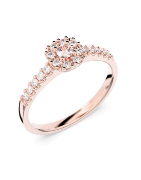 Festive Jasmin morganit halo-diamantring 561-025M-PK