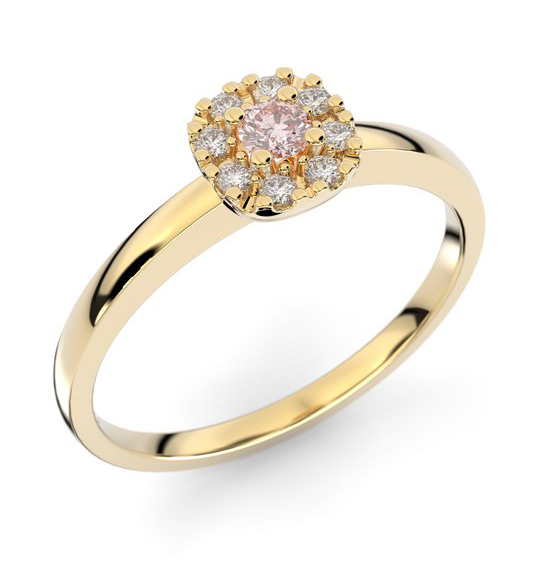 Festive Jasmin morganit halo-diamantring 562-015M-KK