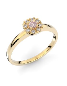 Festive Jasmin morganit halo-diamantring 562-015M-KK