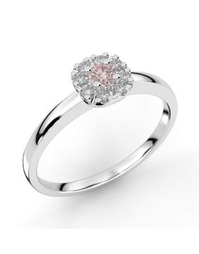Festive Jasmin morganit halo-diamantring 562-015M-VK