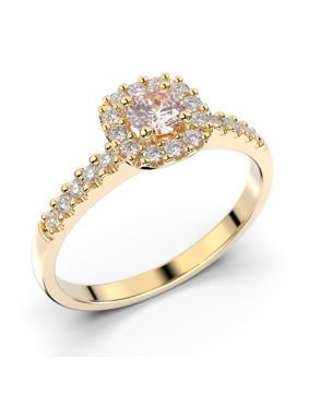 Festive Janette morganit halo-diamantring 566-040M-KK