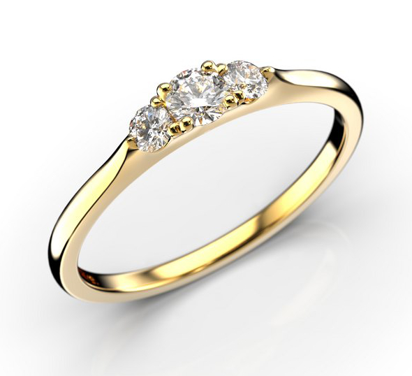 Festive Megan trestens diamantring 570-022-KK